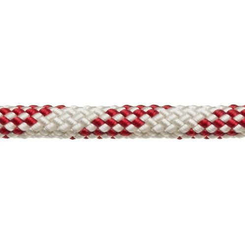 12mm Double Braid Polyester Lijn Wit-Rood, Watersport en Boten, Accessoires en Onderhoud, Nieuw, Ophalen of Verzenden