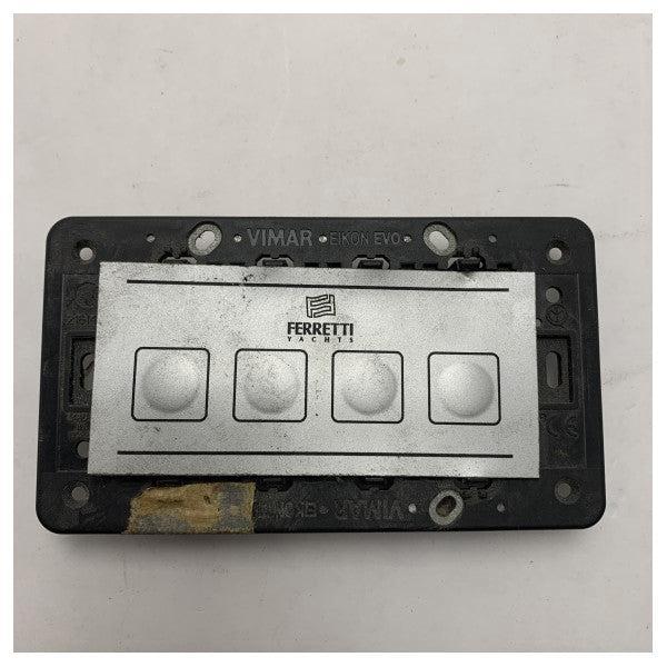 Bieden: Ferretti Marine Light Control Switch Vimar Eikon EV, Watersport en Boten, Bootonderdelen, Ophalen of Verzenden