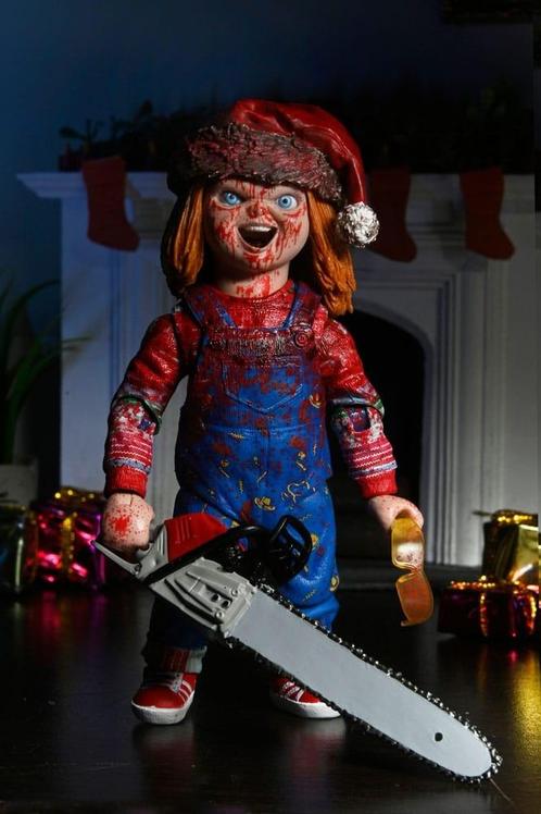 Childs Play Action Figure Ultimate Chucky (Holiday Edition), Verzamelen, Film en Tv, Ophalen of Verzenden