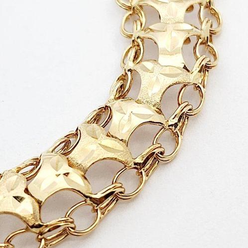 Armband - 18 karaat Geel goud, Handtassen en Accessoires, Armbanden