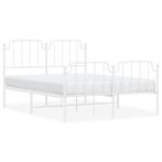 Wit Bedframe 140x190 | Tweede Kansje | OP = OP, Huis en Inrichting, Slaapkamer | Bedden, Verzenden, Nieuw