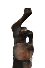 Sculpture, Drum player - 34 cm - Bois