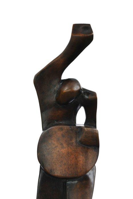 Sculpture, Drum player - 34 cm - Bois, Antiek en Kunst, Curiosa en Brocante