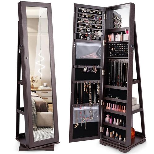 Tweedekans | Coast 360° Draaibare Juwelenkast met Spiegel en, Handtassen en Accessoires, Beautycases, Ophalen of Verzenden