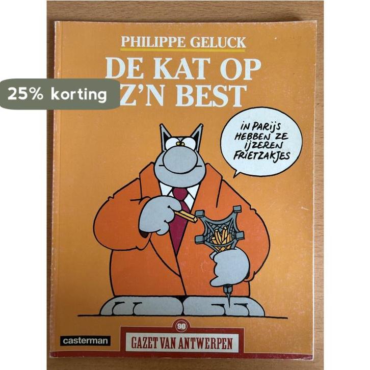 De Kat - Gazet van Antwerpen 9789071762802 P. Geluck, Boeken, Stripverhalen, Gelezen, Verzenden
