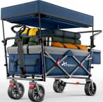 Bolderkar - Opvouwbaar - Bolderwagen  - Blauw  - TRESKO®, Caravanes & Camping, Meubles de camping, Verzenden