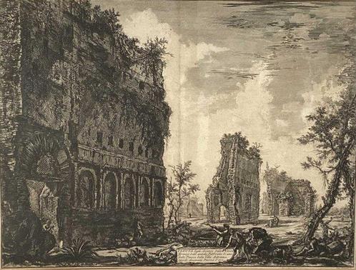 Giovanni Battista Piranesi (1720-1778) - View of ancient, Antiek en Kunst, Antiek | Overige Antiek