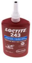 Loctite 243 Blauw 250 ml Schroefdraad borger, Verzenden, Nieuw