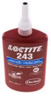 Loctite 243 Blauw 250 ml Schroefdraad borger, Doe-het-zelf en Bouw, Verzenden, Nieuw