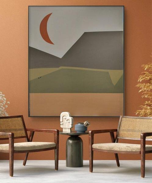 E.A (1998) Enzo Affaticati. - LOOKING AT THE MOON. XXXL, Antiek en Kunst, Kunst | Designobjecten