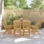 vidaXL Tuinstoelen 8 st inklapbaar 43x54x88 bamboe, Tuin en Terras, Tuinstoelen, Verzenden, Nieuw
