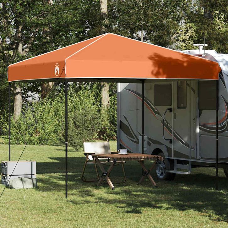 vidaXL Luifel Tent Oranje 243 x 243 x 251 cm Stof, Tuin en Terras, Partytenten, Nieuw, Verzenden
