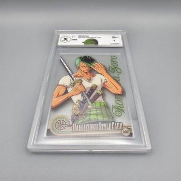 One Piece Graded card - ZORO (Daikaizoku) POP1! - Graad 10 beschikbaar voor biedingen