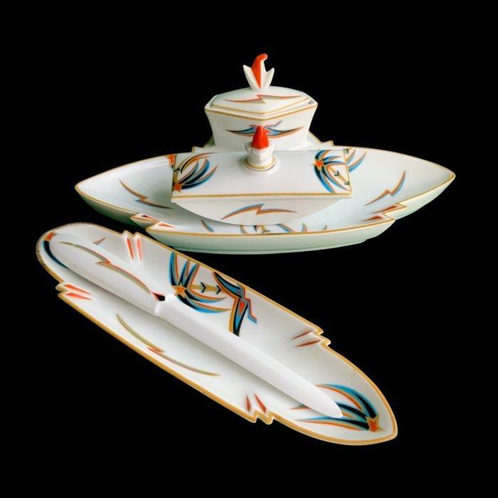 Kurt Wendler - Rosenthal - Art Deco - Semiramis Writing, Antiek en Kunst, Antiek | Glaswerk en Kristal