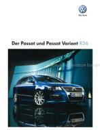 2009 VOLKSWAGEN PASSAT R36 BROCHURE GERMAN, Ophalen of Verzenden, Nieuw