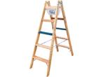 ILLER-LEITER - 2105-7 Houten Treden Trapladder ERGO Plus -, Verzenden, Zo goed als nieuw