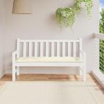 vidaXL Coussin de banc de jardin blanc crème 150x50x7 cm, Maison & Meubles, Accessoires pour la Maison | Coussins, Neuf, Verzenden