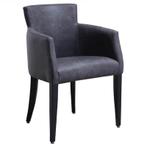 Stoel | OMEGA | Microvezel/Hout | Anthracite | Wengé Poten, Verzenden, Nieuw in verpakking