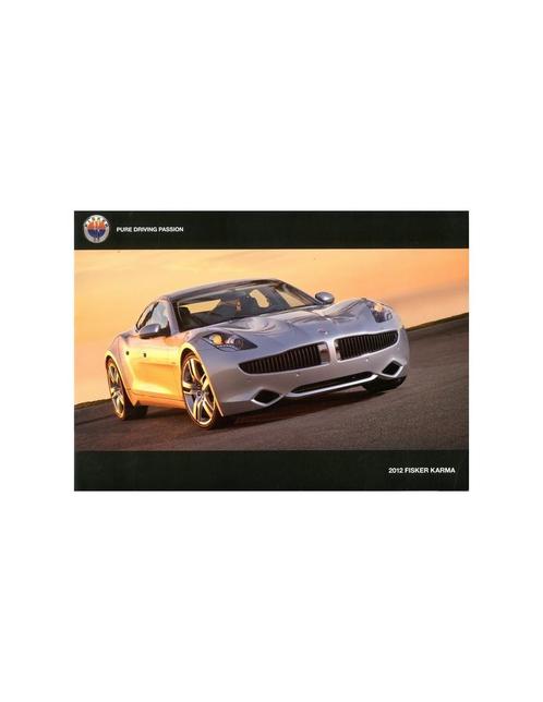 2012 FISKER KARMA BROCHURE DUITS, Boeken, Auto's | Folders en Tijdschriften