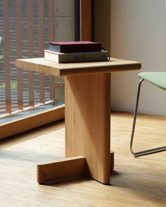 Johannes Hironimus - Bijzettafel - Eik, Natuurlijk, Geolied, Antiek en Kunst, Kunst | Designobjecten