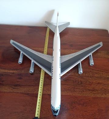 Avion miniature - Maquette en bois 47cm Boeing 707 Air