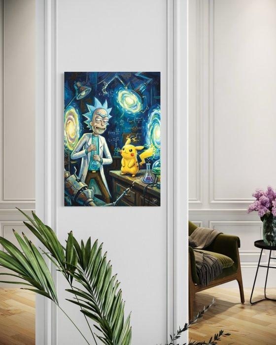 SDIMART 1996 - Rick Sanchez and Pikachu in Laboratory Rick, Games en Spelcomputers, Spelcomputers | Overige Accessoires