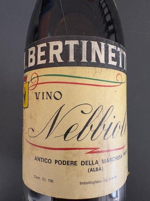 1971 Bertinetti, Nebbiolo - Piedmont Riserva - 10 Bouteilles, Verzamelen, Wijnen
