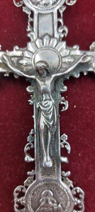 Kruis - Zilver - 1930-1940 - Cruz de plata, Antiek en Kunst, Kunst | Niet-Westerse kunst
