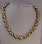 Halsketting - 14 karaat Geel goud, PSL Certified Deep Golden, Handtassen en Accessoires, Kettingen, Nieuw