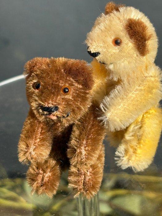 Schuco 2 miniatuur teddyberen - Teddybeer - 1950-1960 -, Antiek en Kunst, Antiek | Speelgoed