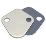 Fuel Pump Block-Off Plate, Steel, Chrome Plated, Chevy,, Auto-onderdelen, Ophalen of Verzenden, Nieuw