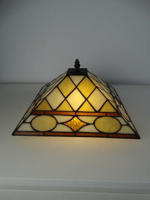 Tiffany Stijl - Plafondlamp - Glas-in-lood - Massive, Antiek en Kunst, Curiosa en Brocante