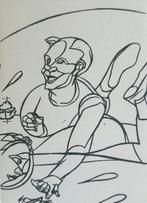 Valerio Adami (1935) - Sans-titre - Eau-forte originale