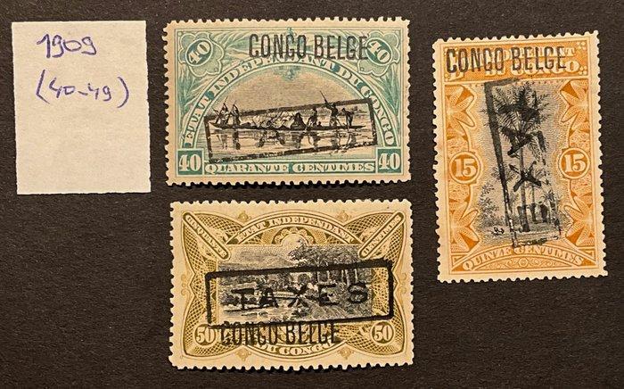 Belgisch-Congo 1909/1922 - Belgisch Congo - Selectie, Postzegels en Munten, Postzegels | Europa | België