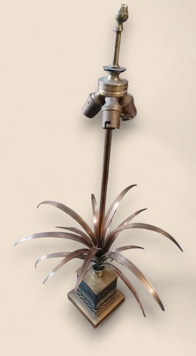 Bureaulamp - palmbomen - Parian ware, Verguld messing -, Huis en Inrichting, Overige Huis en Inrichting