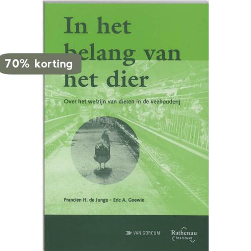 In het belang van het dier 9789023235545 F.H. de Jonge, Boeken, Wetenschap, Gelezen, Verzenden
