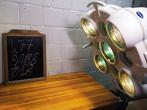 Plafondlamp - Vintage schaduwloze medische lamp - Staal,