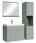 Badkamermeubel Set Montreal 60 x 35 cm - Mat Groen, Verzenden