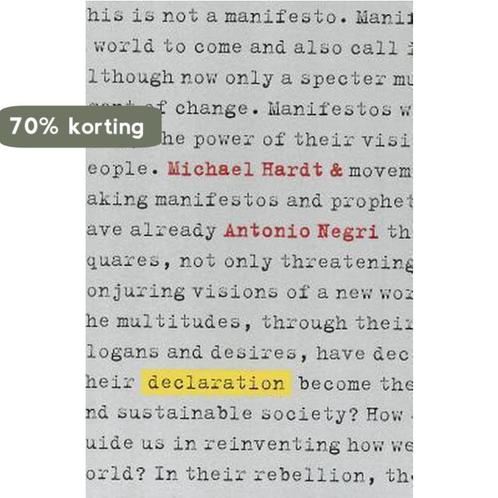 Declaration 9780786752904 Michael Hardt, Boeken, Taal | Engels, Zo goed als nieuw, Verzenden