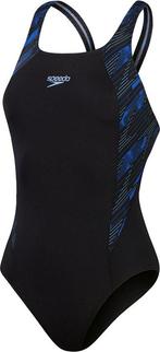 Speedo HyperBoom Splice Muscleback Zwart/Blauw Sportbadpa..., Kleding | Dames, Ondergoed en Lingerie, Verzenden