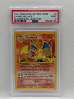 Pokémon - 1 Graded card - PSA 9 MINT Charizard 4/102 - no, Hobby en Vrije tijd, Nieuw