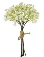 Gipskruid Cream Dry Color Kunstbloem 29 cm Bundel, Nieuw