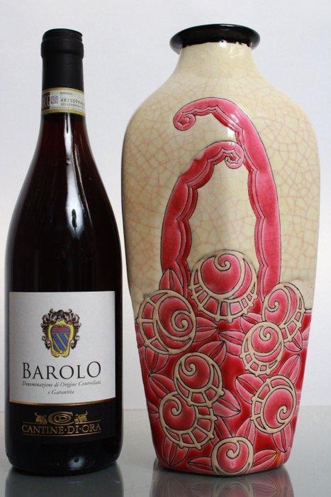 Émaux de Longwy - Vaas - Aardewerk, Antiquités & Art, Antiquités | Verre & Cristal