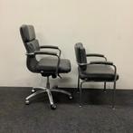 Complete set Mobilex Italy design bureaustoel en, Huis en Inrichting, Bureaustoelen, Ergonomisch, Gebruikt, Grijs, Bureaustoel