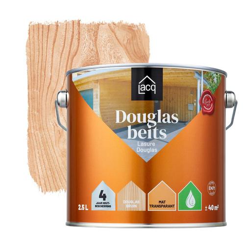 Lacq Douglas Beits Douglas Brown 2.5L, Doe-het-zelf en Bouw, Verf, Beits en Lak, Nieuw, Verzenden