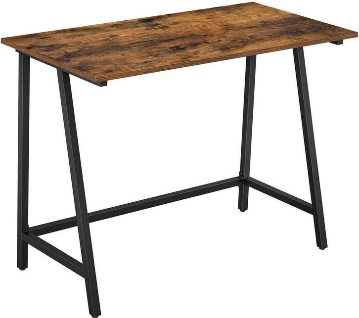 Bureau industrieel 100x50x75cm bruin, Huis en Inrichting, Bureaus, Nieuw, Ophalen of Verzenden