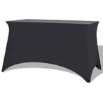 vidaXL Tafelhoes stretch antraciet 183x76x74 cm 2 st, Verzenden, Nieuw