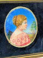 Franse school (XIX) - Retrato de Dama