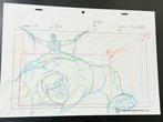 Marvel - Originele animatietekening van Spider-Man en Hulk,
