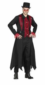 Gothic Halloween Kostuum Heren Rood, Hobby en Vrije tijd, Nieuw, Verzenden